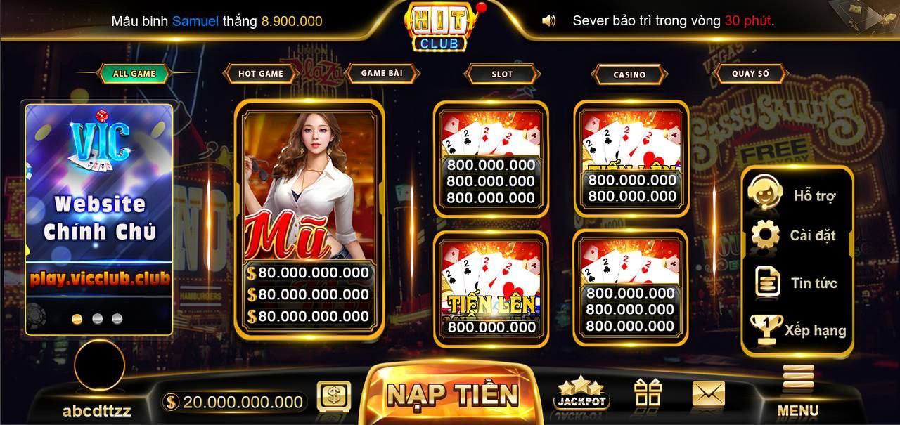 Giới thiệu về cổng game HitClub