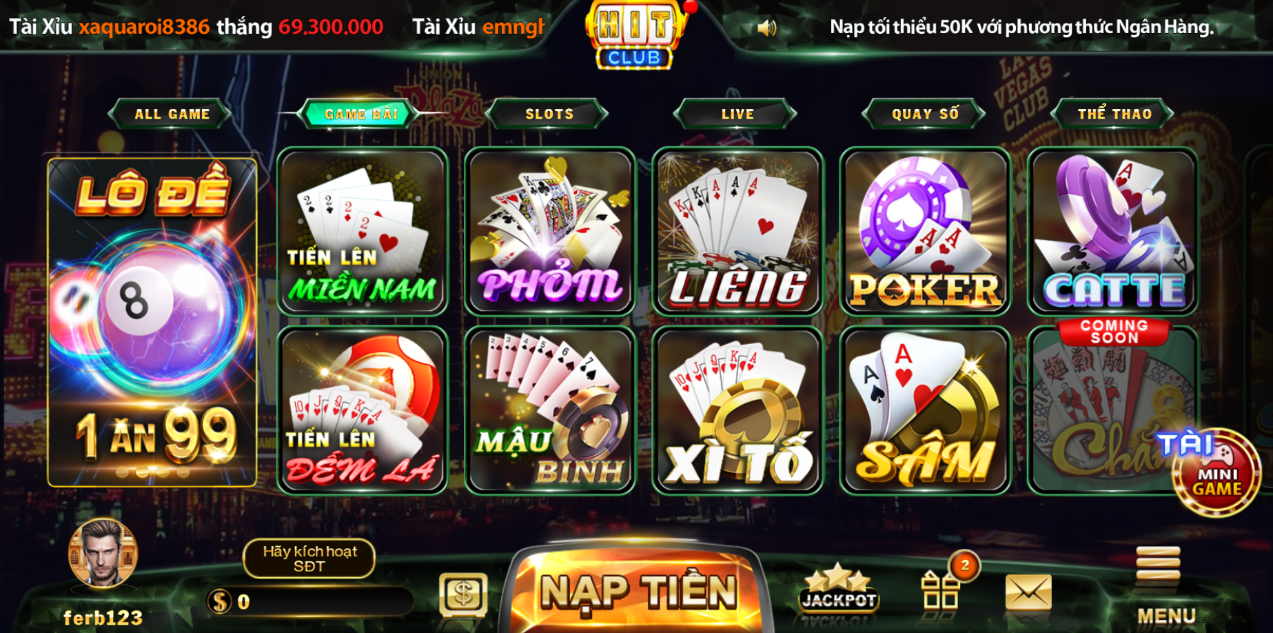 hỗ trợ cổng game hit club