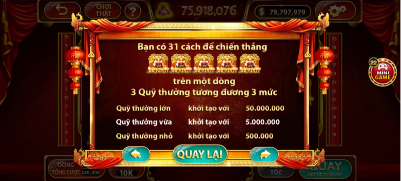 cách chơi slot game kho tàng ngũ long 