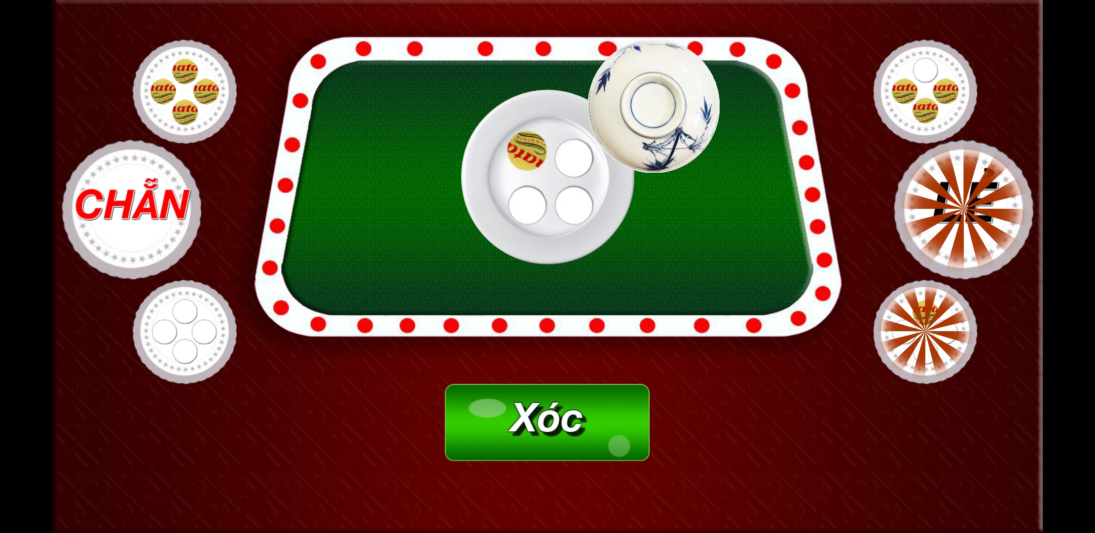 Thủ thuật chơi xóc đĩa trên điện thoại nhanh giàu