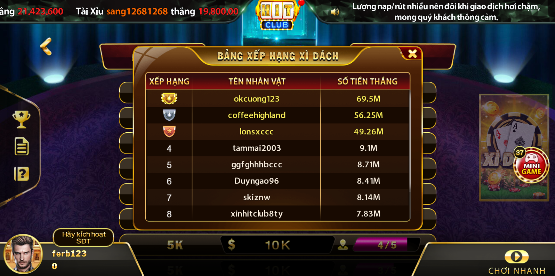 Chơi đánh bài Xì Dách online ở đâu?